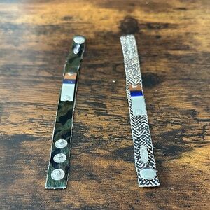 Plunder Snap Bracelet Straps - CHOICE Camo Green & Black/Cream Pattern